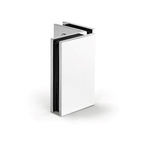 Glasklem Porto select 90° glas/glas - Chroom